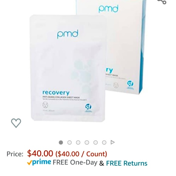 5/$25 PMD Recovery Anti-Aging Collagen Infusing Sheet Mask - Picture 1 of 4